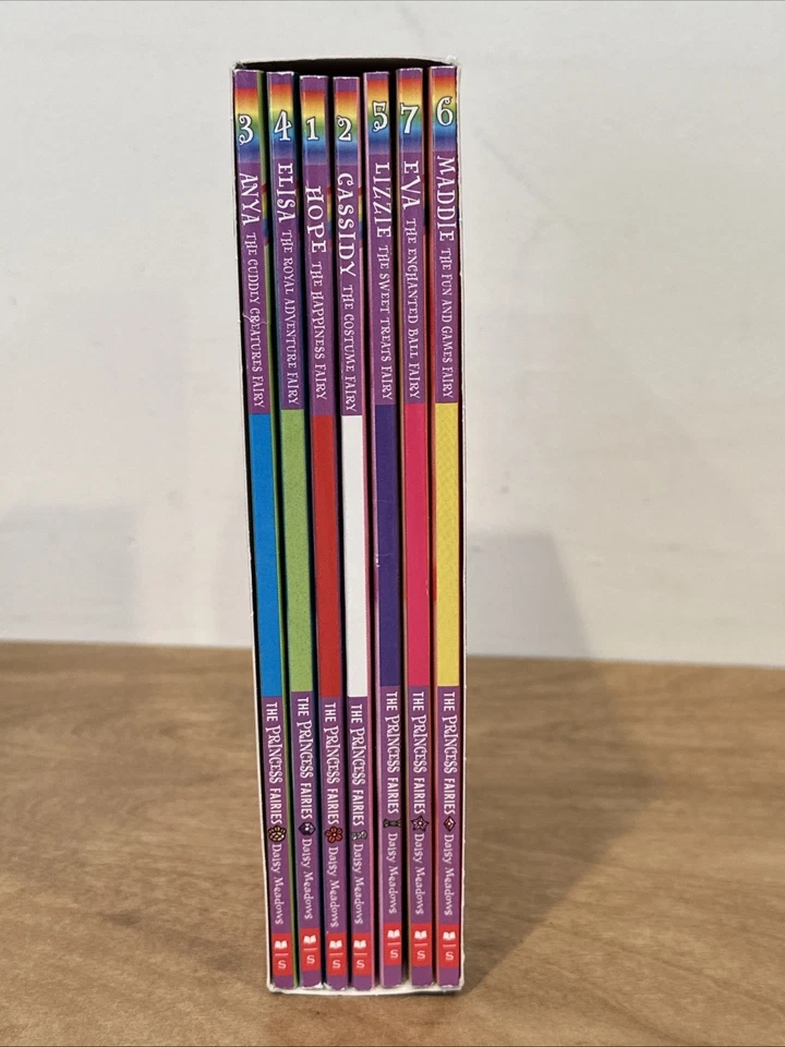 The Princess Fairies 1-7 Set 1 2 3 4 5 6 7 Rainbow Magic lot Daisy Meadows - Image 2 of 4