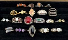 Sterling Silver Rings Lot of 20 Vintage & Modern 85g