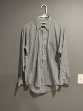 Vintage Editions By Van Heusen Button Down Shirt Size 16 34/35