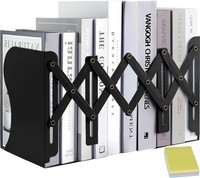 BuchstüTze Verstellbar Metall Schwarz Regal BüRo Schreibtisch Organizer 50 Cm