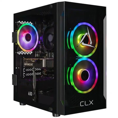 CLX SET Gaming Desktop Computer, AMD Ryzen 7 8700F 4.1GHz, 16GB RAM, 1TB SSD, NV