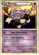 Pokemon Weezing Call of Legends 38/95 Damaged on eBay