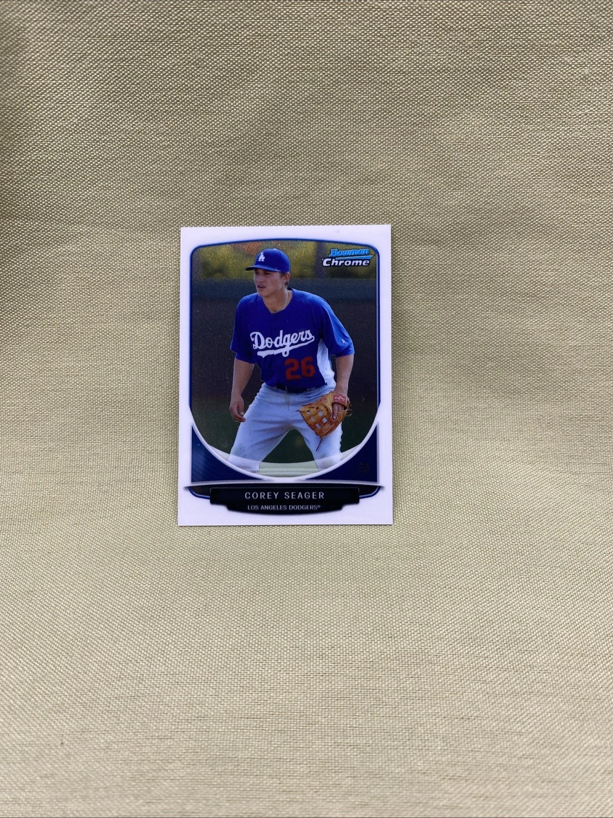 Corey Seager trading card