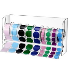 Qilery Adjustable Label Dispenser Acrylic Roll Sticker Sticker...