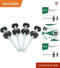 Durable 4 Pack 8MM Spindle Rods - Baby Gate Replacement Parts for Added Security