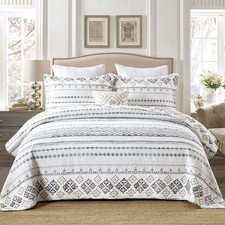 Quilts Queen Size - Queen Quilt Bedspread Sets, 100 Cotton Boho Quilted Bedd...