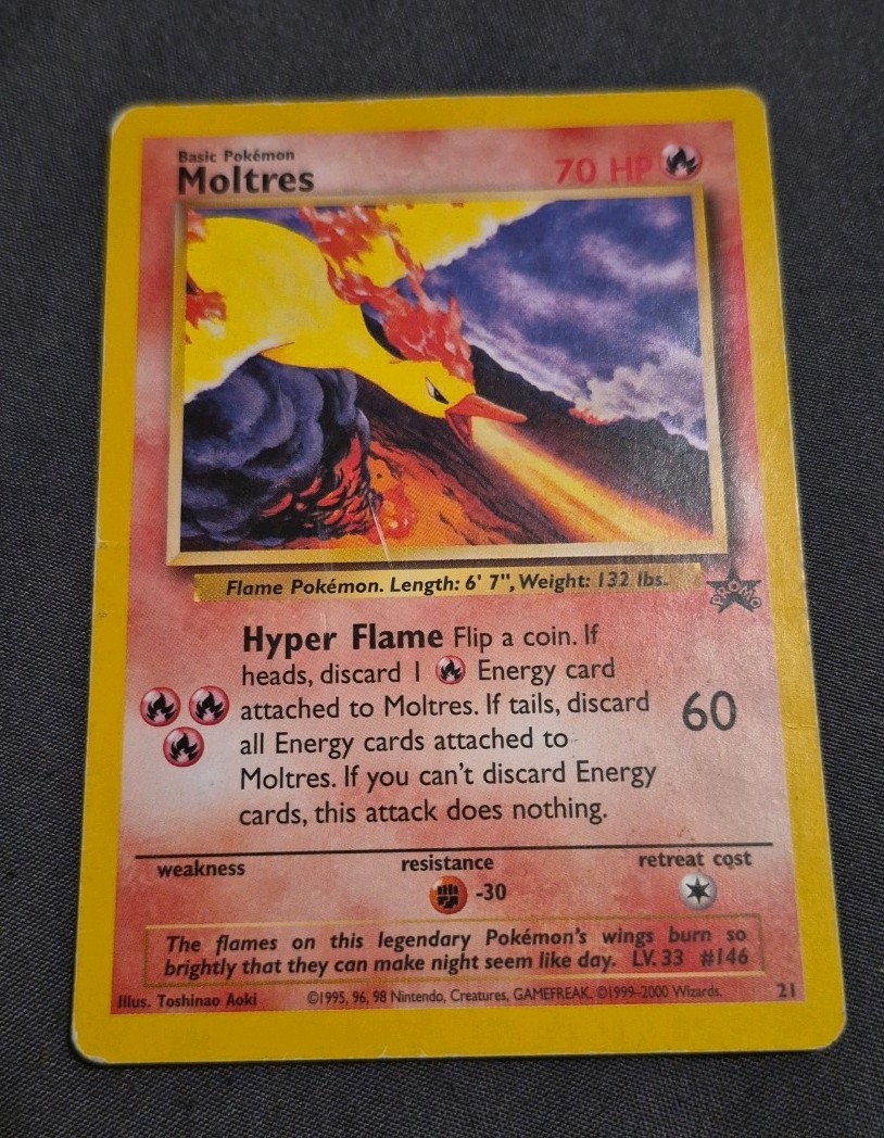 Pokemon Card - Moltres Wizards Black Star Promos 21 