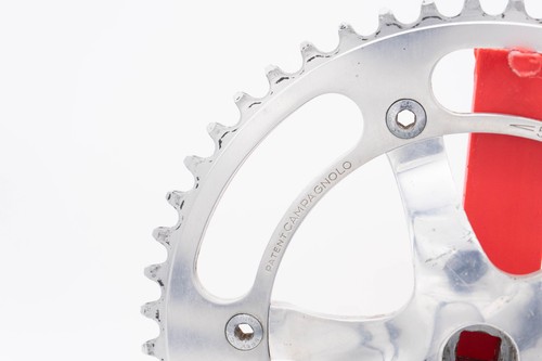CAMPAGNOLO C RECORD PISTA CRANKSET 51t TRACK BIKE VINTAGE BICYCLE SQUARE 51 90S - Picture 4 of 10