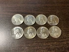 1964 washington quarter's lot of 8 coins #210