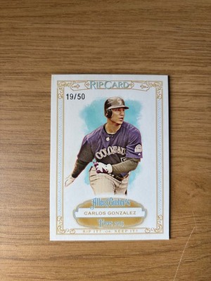 2013 Topps Allen & Ginter's Rip Karten gerissen 19/50 Carlos Gonzalez #RIP-13