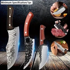 Handmade Stainless Steel Kitchen Knife Set Chef Sashimi Multipurpose Camping