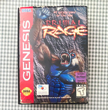 Time Warner Interactive Primal Rage Sega Genesis Fighting Game w/ Box 1994