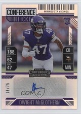 2024 Panini Contenders Rookie Conference Ticket /75 Dwight McGlothern Auto g5i