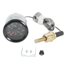 2" 52mm Water Temperature Gauge 40-130 ,110-265 Water Temp Thermometer Meter