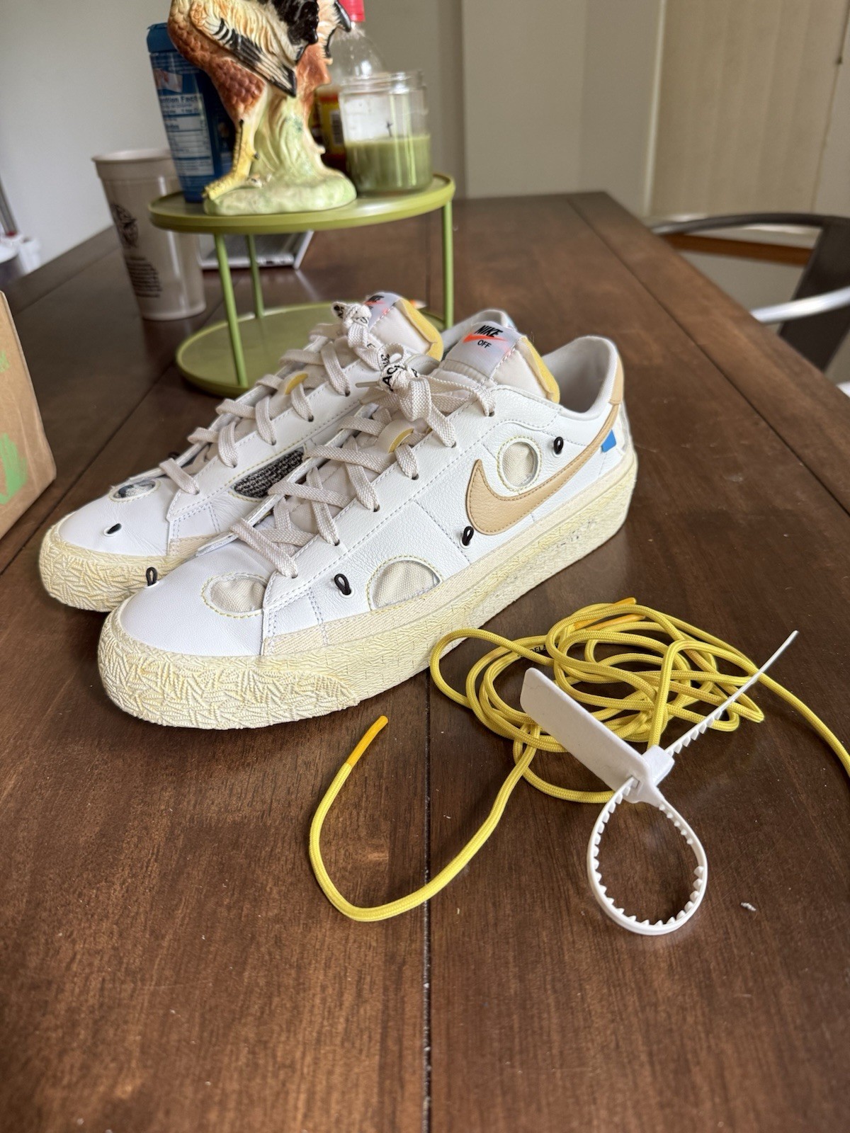 OFF WHITE X NIKE Blazer basso Nike x Off White taglia 13