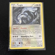 Lugia 78/124 XY Fates Collide Rare Pokemon LP Card