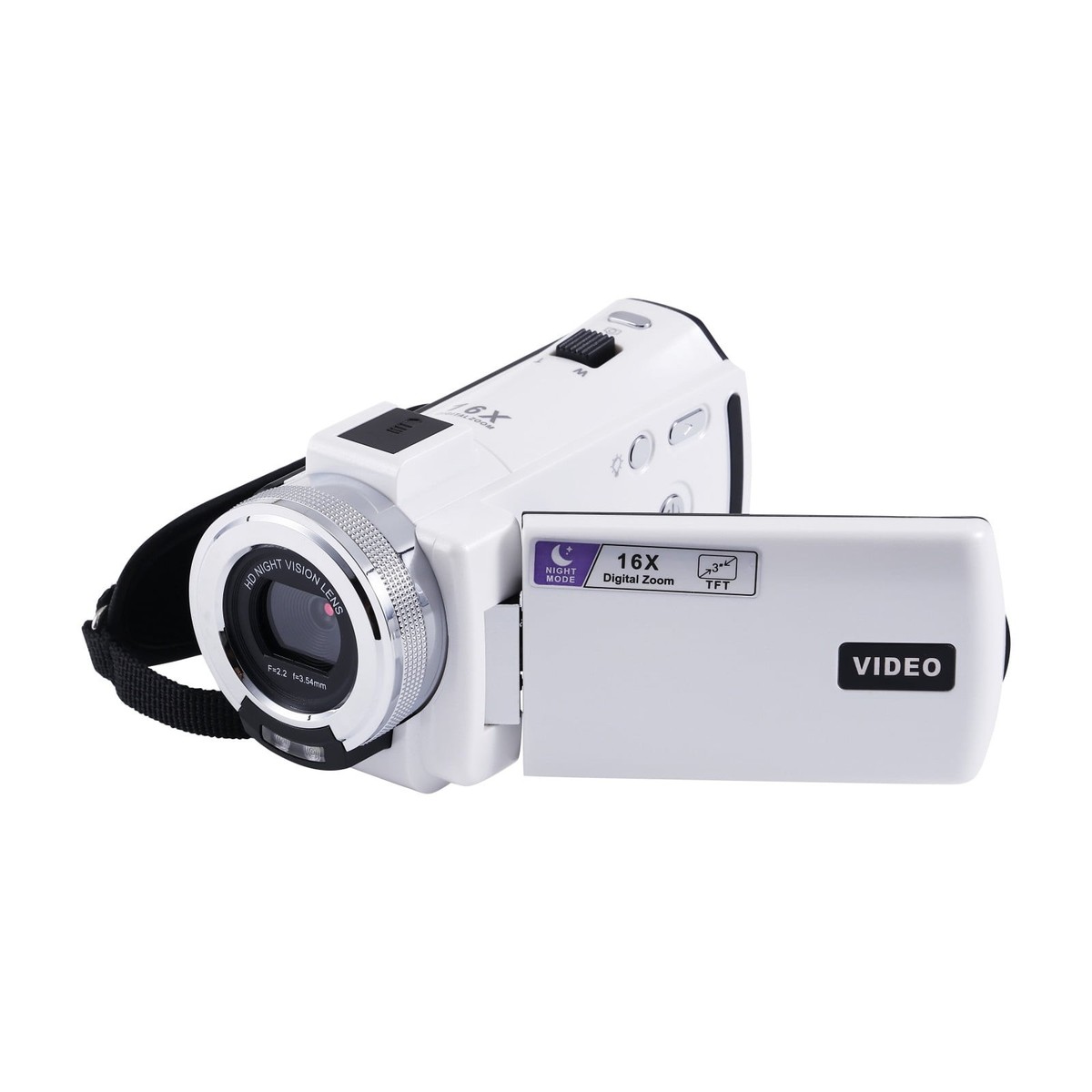 Vivitar PopCam Digital Camcorder, 48MP, Full HD 1080p Video, 3