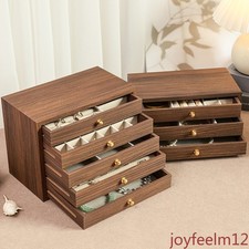 Wooden Jewelry Storage Boxes High-End Exquisite New Model In 2025 Large Capacity