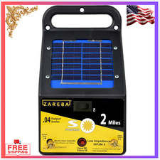New Solar Electric Fence Charger 2 Mile Low Impedance ESP2M-Z Energizer