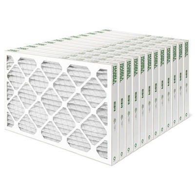 16x25x2 MERV 8 Pleated Air Filters by Mann+Hummel. Case of 12.