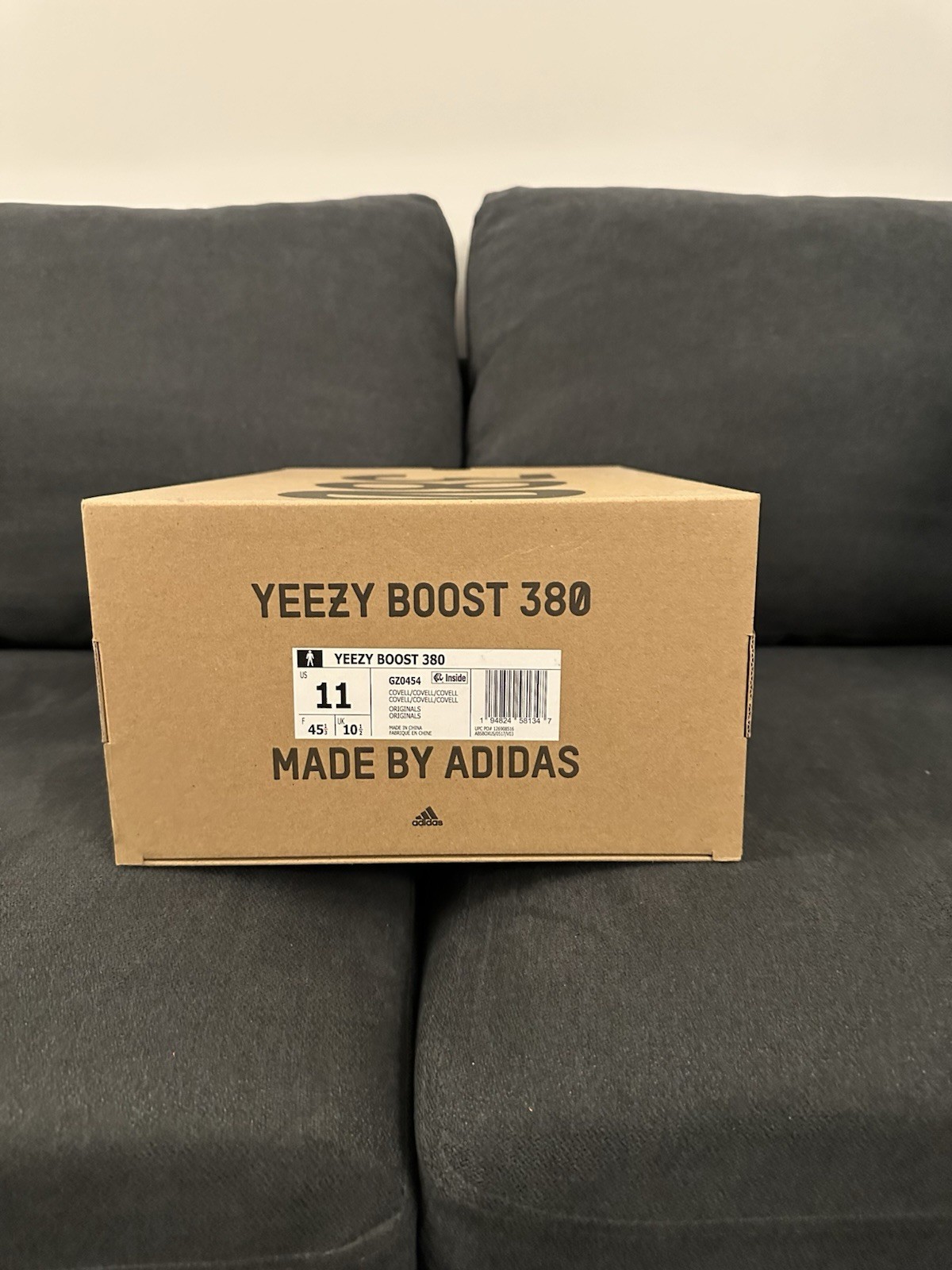 adidas Yeezy Boost 380 Covellite Blue Brown Black GZ0454 Men's Sneakers thumbnail 3