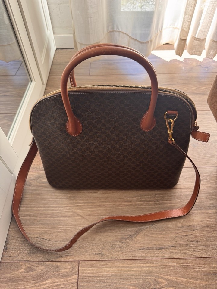 Vintage Celine Macadam Two Way Bag