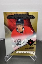 2018-19 UD Ultimate Collection Ultimate Introductions Autograph Drake Batherson 