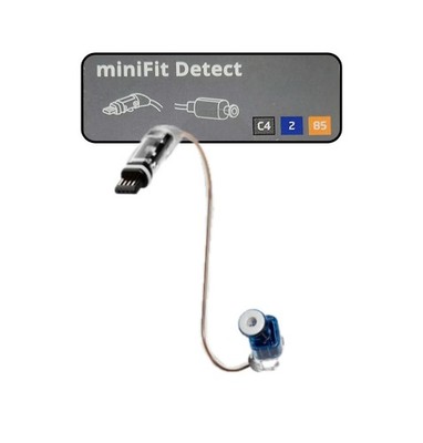 Oticon miniFit Receiver Type 85 Size 2 Left Blue for Intent Encanta