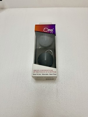 Orion Onyx Smart Push-to-Talk Bluetooth Communicator Pair - New Open Box