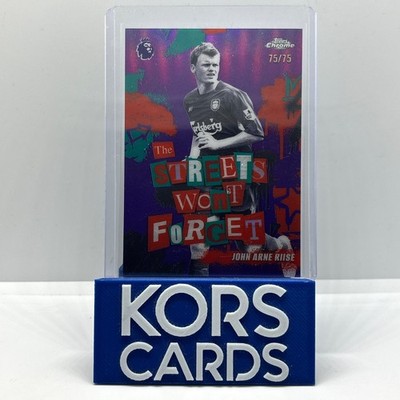 Liverpool JOHN ARNE RISSE 75/75 LP 2025/26 TOPPS CHROME PL STREET WON'T FORGET