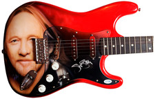 Stephen Stills Autographed Hand Airbrushed Painting Guitar UACC AFTAL ACOA