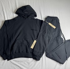 Essentials Fear God Limo Black Set Size Large Hoodie And Sweatpants Set New Tags