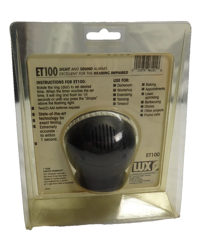 LUX LONG RING ELECTRONIC TIMER ET100-NEW - Image 3 of 4