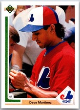 ⚾ 1991 Upper Deck #186b Dave Martinez Montreal Expos