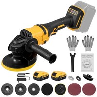 Akku Trennschleifer Winkelschleifer 125Mm Schleifmaschine Mit 2 Akku FüR Makita