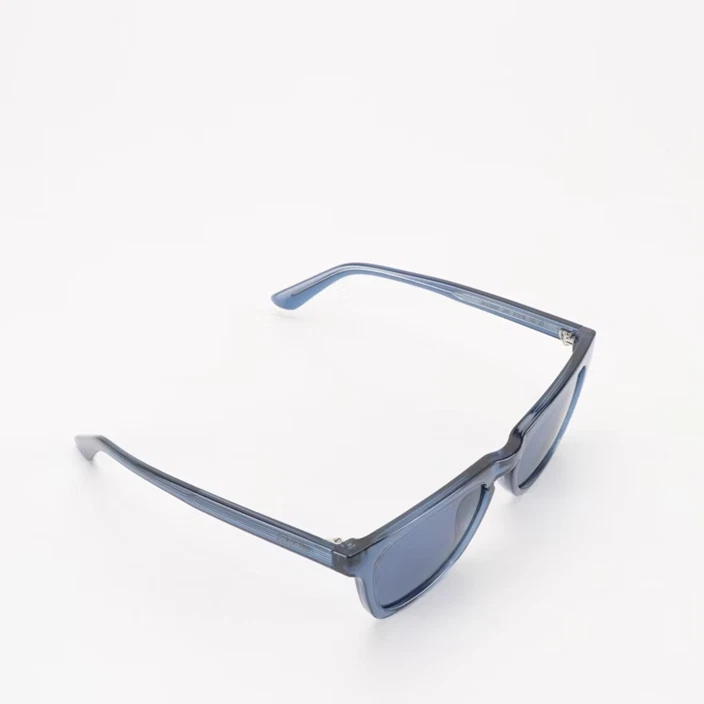 Óculos de sol Calvin Klein CK23535S azul armação quadrada com estojo 53mm autêntico com etiquetas - Imagem 3 de 4