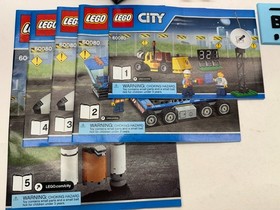 LEGO CITY: Spaceport (60080) Complete Manuals Mini Figs