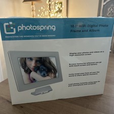 PHOTOSPRING frame - NIB 10.1  Wi-Fi digital photo frame / album