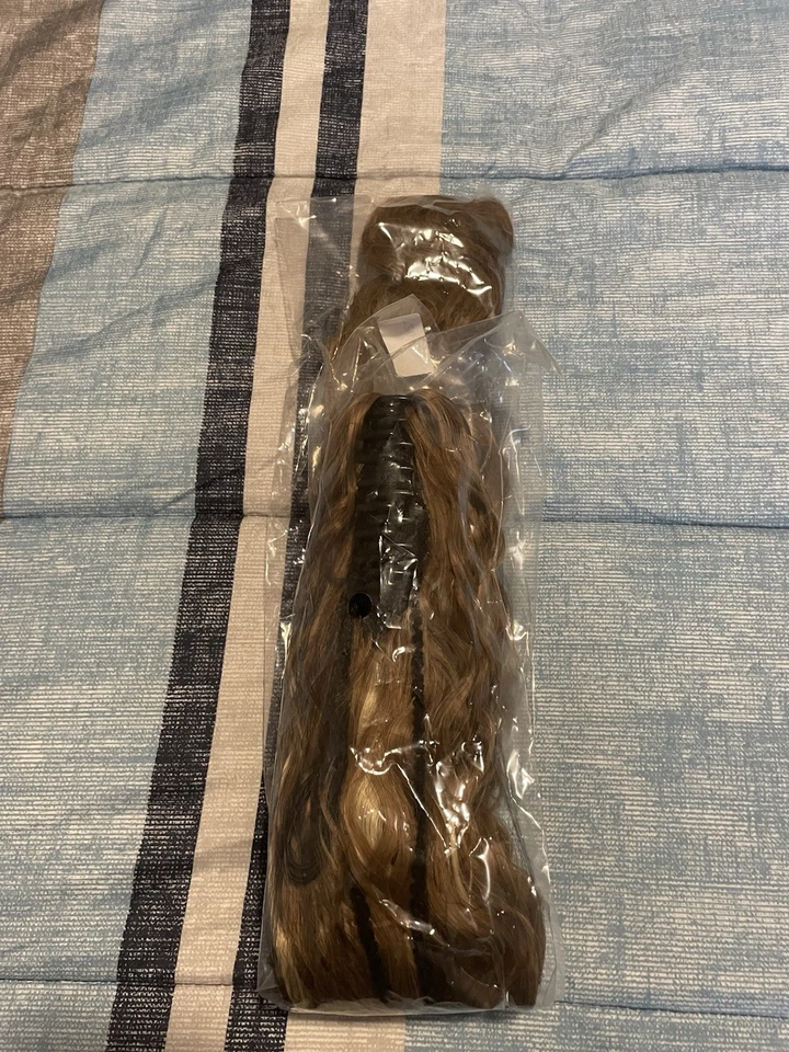 Real Ponytail Claw Clip in As Human Hair Extension Thick Pony Tail Hairpiece 14" - Image 3 of 4