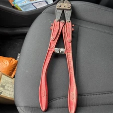 Vintage H. K. Porter No 0, 18” HKP Cast Iron Bolt Cutter: Labeled New Easy, USA