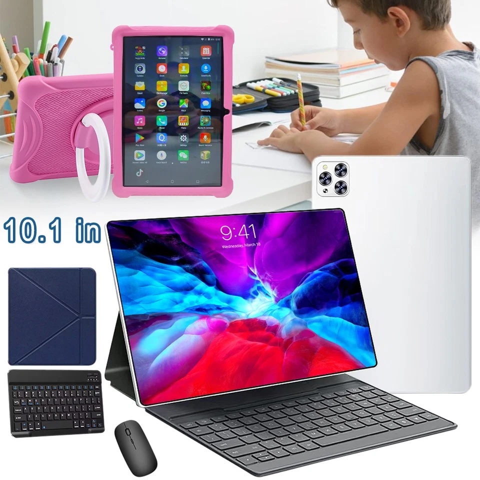 10.1" WIFI Tablet Android 12 Tablets Pad HD Quad-Core 2 Camera Parental Control - Image 4 of 4