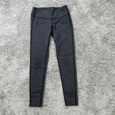 Athleta Leggings Womens Small Black Gray High Rise Patterned Yoga Pants Gym