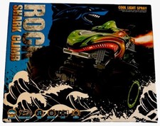 RC Green Shark Monster Truck Water Spray Haze Lights Sound Car For 8 Yr-Adults