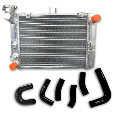 For 1983-1986 Honda Magna VF1100C V65 VF 100C aluminum radiator & Black Hose