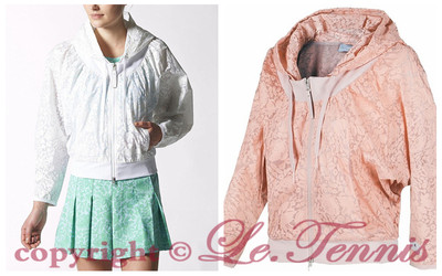 ADIDAS STELLA MCCARTNEY Tennis Jacket Golf Coverup Gym Run Windbreaker - 36 S