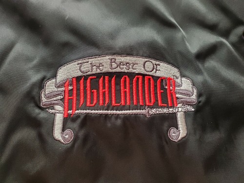 Vintage Highlander Promo Jacke Herren Gr. Large schwarz The Best Of Highlander - Bild 2 von 12