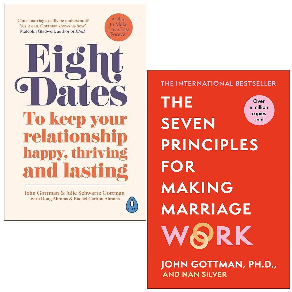 Eight Dates And Seven Principles For Making Marriage Work 2 Books Collection Set