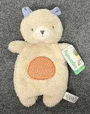 Ingenuity Nate the Bear 12" Plush Sewn Eyes Bean Bag Lovey