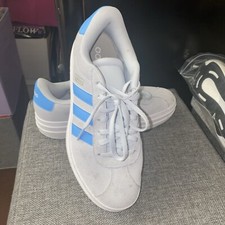 adidas VL Court Bold Womens Shoes UK 6.5 US 7 EU 40 Gray