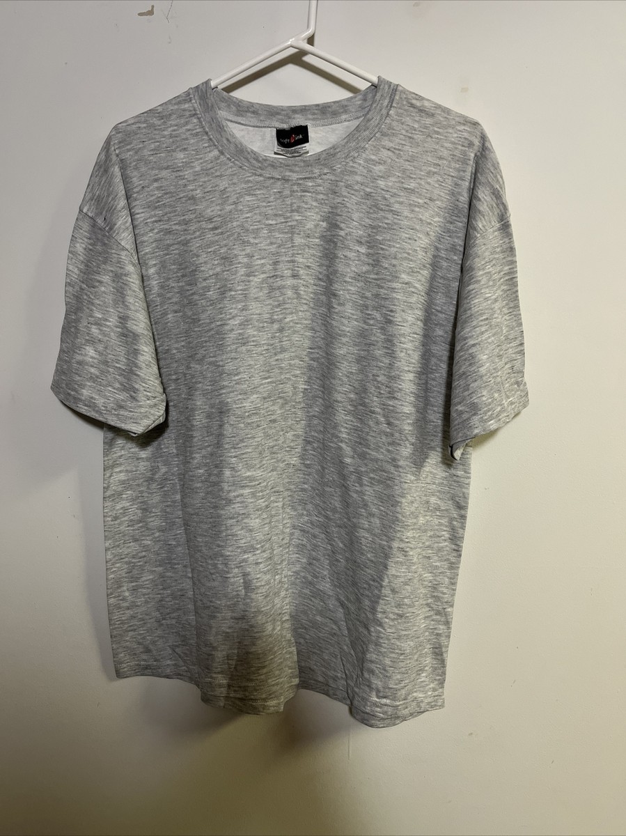 Soft Link Men's Crew Neck Short Sleeve T-Shirt Heather Grey